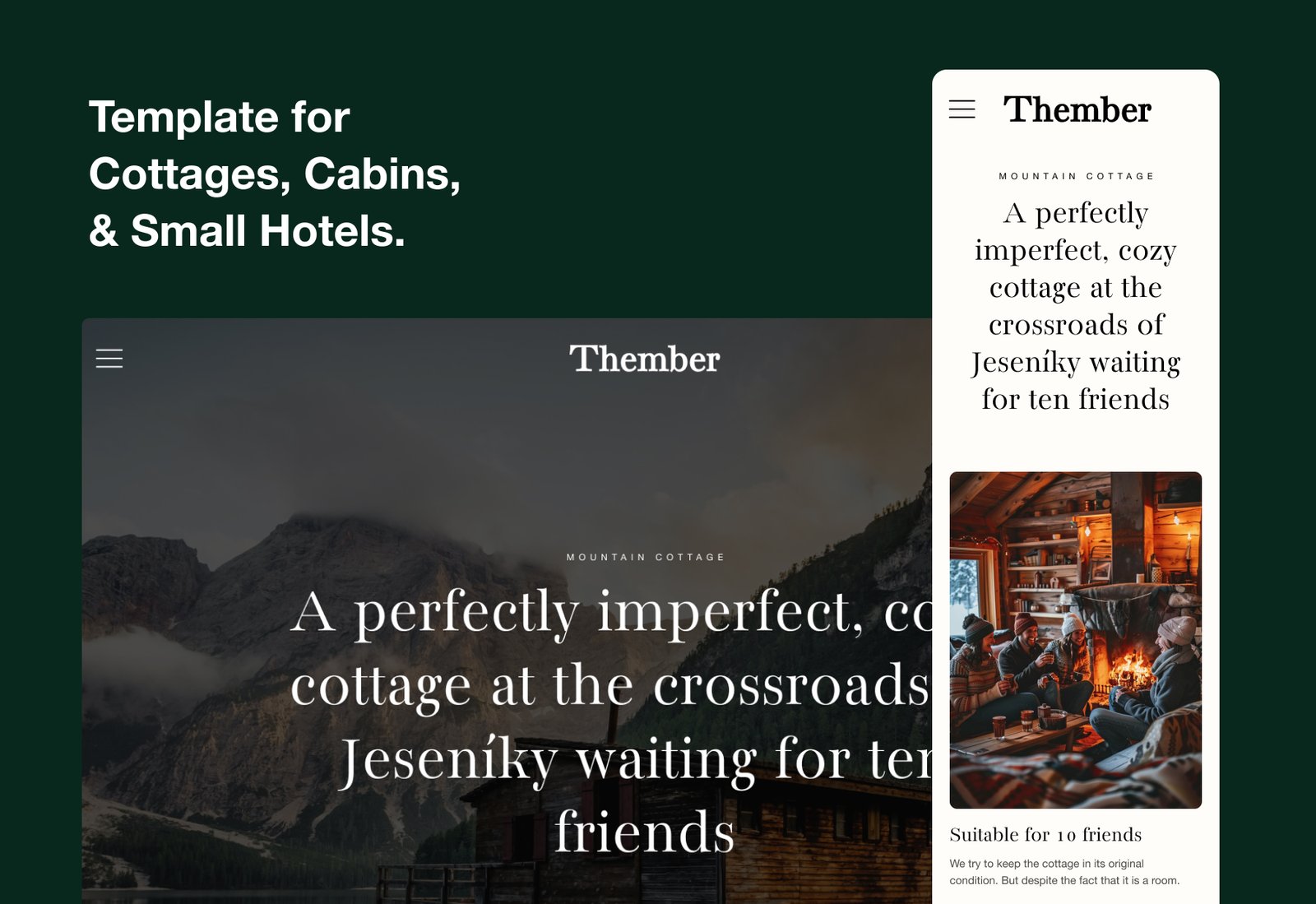 thember figma cabin template